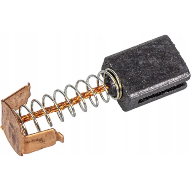 GEKO Koolborstels voor slijpmachine - 5x8x10 mm - Set van 4 stuks - Met groeven
