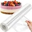 Ruhhy Banketbakkersfolie 20 cm x 10 m Transparante PET Randfolie voor Taarten Cheesecakes en Gelaagde Desserts