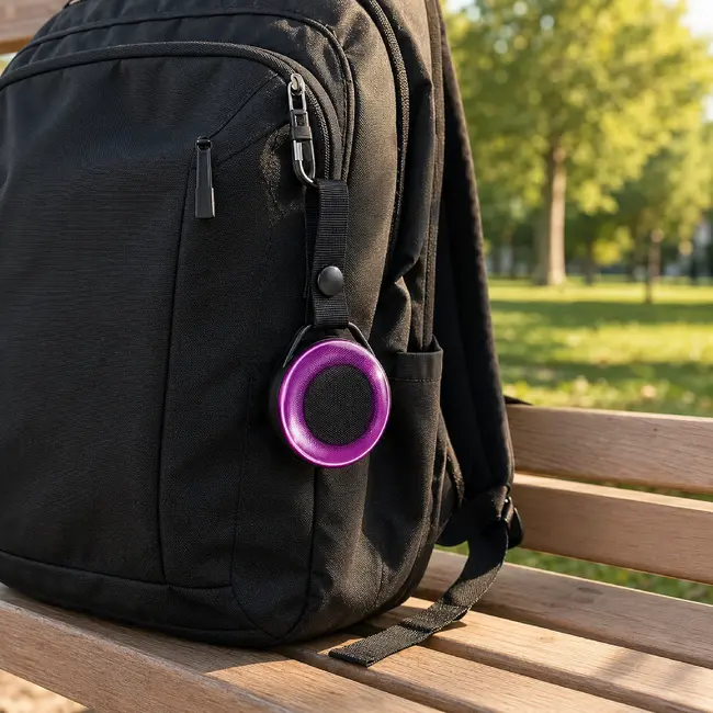 Benson Bluetooth Speaker Rond met Kleurveranderend Licht Bluetooth 5.3