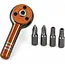 Benson Stubby Ratelset 5-delig met Ratelhouder en 4 Bits