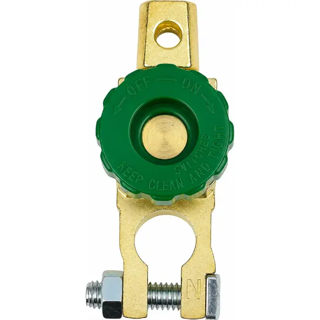 Dragon-Tools Accuklem met stroomonderbreker - 17,5 mm - Geschikt voor 6V, 12V en 24V - Anti-diefstal en lekpreventie