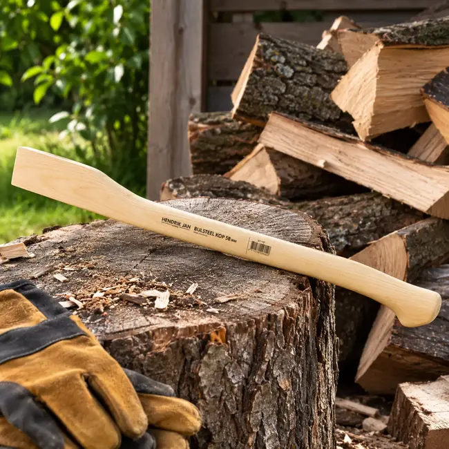 Hendrik Jan Bijlsteel Hickory 80 cm voor Houthakkersbijl 1600 Gram