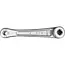 Falkx Aluminium crankarm - lichtgewicht - 170mm - links - spieloos ontwerp
