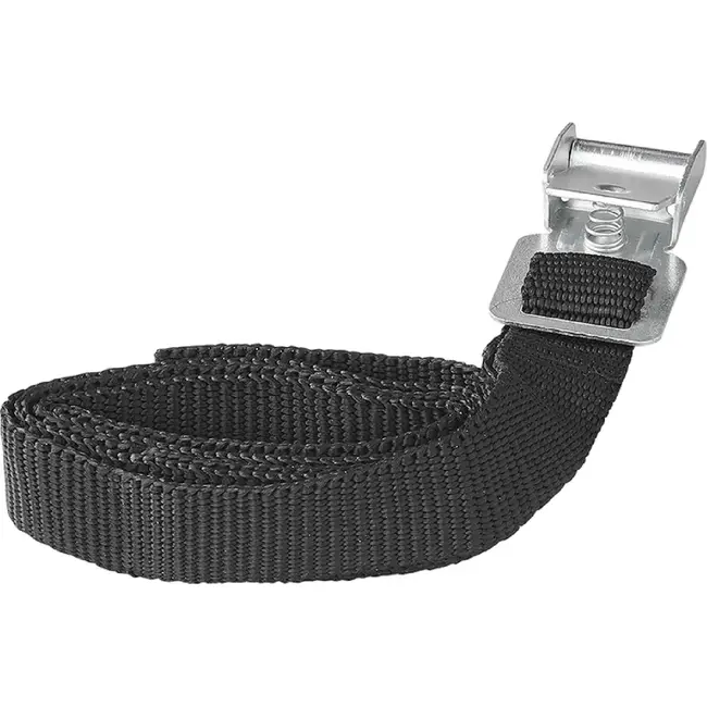 ProPlus Bindriemen met metalen gesp - 18 mm x 75 cm - zwart - set van 2