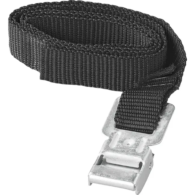 ProPlus Bindriemen met metalen gesp - 18 mm x 75 cm - zwart - set van 2