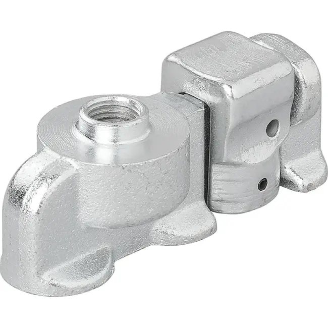 ProPlus Stud fitting dubbel met schroefdraad - 67 x 25 x 18 mm - Breeklast 2000 kg
