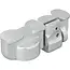 ProPlus Stud fitting dubbel met schroefdraad - 67 x 25 x 18 mm - Breeklast 2000 kg