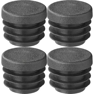 ProPlus Onderdoppen - Kunststof - Ø 25 mm - Zwart - Set van 4