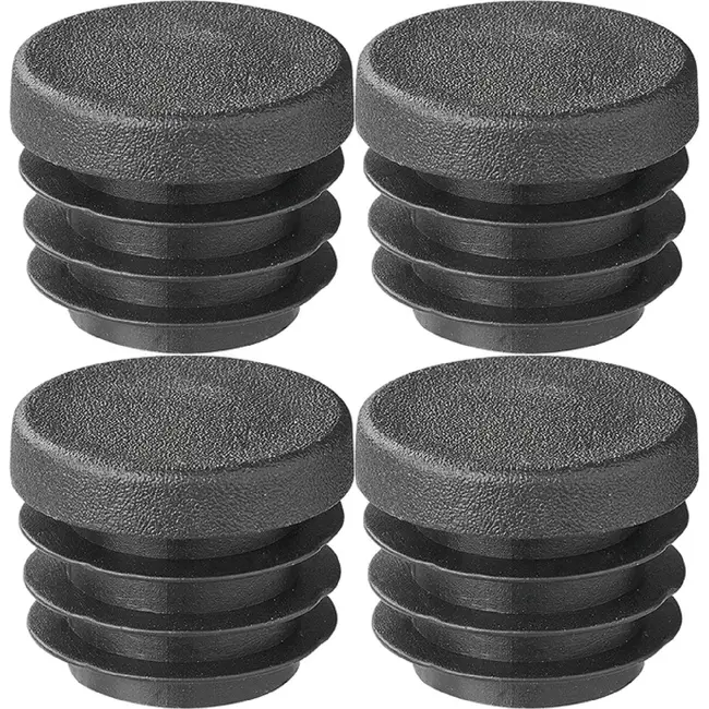 ProPlus Onderdoppen - Kunststof - Ø 25 mm - Zwart - Set van 4