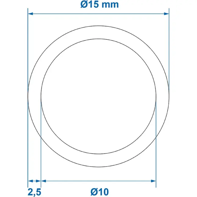 ProPlus Drinkwaterslang - 5 meter - Ø 15 mm buiten - Ø 10 mm binnen - Rood - Duurzaam en temperatuurbestendig
