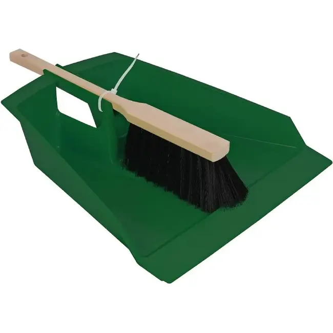 Talen Tools Stofblik en Stoffer - Donkergroen, Ideaal voor Groot Volume