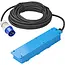 ProPlus Stekkerdoos - 3-weg Schuko - 10 meter - Neopreen kabel - IP44