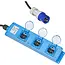 ProPlus Stekkerdoos - 3-weg Schuko - 10 meter - Neopreen kabel - IP44