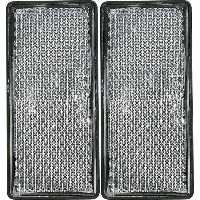 Benson Reflector rechthoek wit 86x 40 mm 2-delig - 8x 40 mm