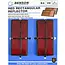 Benson Reflector rechthoek rood 86x 40 mm 2-delig - 8x 40 mm