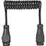 ProPlus Spiraalkabel 1,5 m 13-polig 13-aderig met 2 PVC stekkers voor aanhanger en caravan
