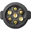 ProPlus 7-polige spiraalkabel 1,5 m met 2 PVC stekkers voor verlichting van aanhanger en trailer 12 V