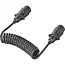 ProPlus 7-polige spiraalkabel 1,5 m met 2 PVC stekkers voor verlichting van aanhanger en trailer 12 V