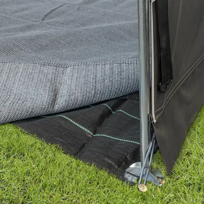 ProPlus Eco grondzeil 5,00 x 6,00 m van ademend polypropyleen voor tent en voortent