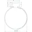 Proplus slangklem 40-60 mm van RVS AISI 316 A4 marinekwaliteit voor caravan, trailer, boot en industrie