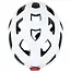 Benson Fietshelm volwassenen met verlichting wit M - kunststof - LED - verstelbaar - 58 cm - wit
