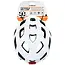Benson Fietshelm volwassenen met verlichting wit M - kunststof - LED - verstelbaar - 58 cm - wit