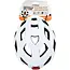 Benson Fietshelm volwassenen met verlichting wit L - kunststof - LED - verstelbaar - 62 cm - wit