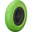 ProPlus Kruiwagenwiel - Lekvrije PU band - Kunststof velg - Ø 396 x 87 mm - Groen/Zwart