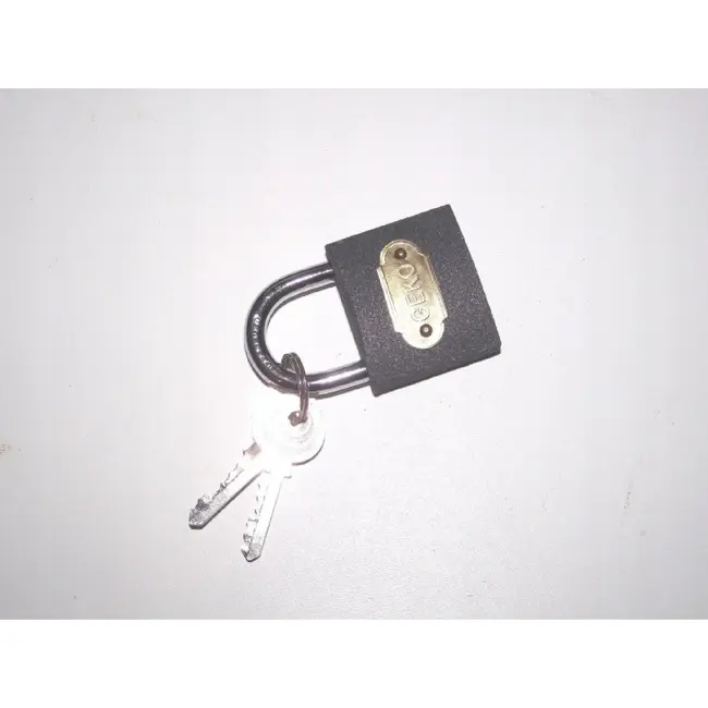 GEKO Lichtgewicht hangslot - gietijzer en staal - 38 mm - met 3 sleutels