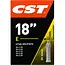 CST Binnenband 18 inch - Dunlop ventiel 32 mm - Hoogwaardig rubber - Zwart