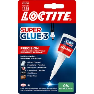 Loctite Lijm precisie 5 g - 5 gram - 5 g - inhoud 5 gram - voor snelle reparaties - snelle hechting