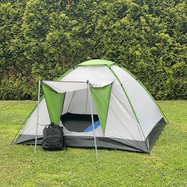 Trizand 4-Persoons Toeristentent "MONTANA" met Waterdichte Bescherming en Dakje