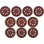 Benson Schuurschijven set - Ø 125 mm - Korrel 80/120/150 - 10-delig