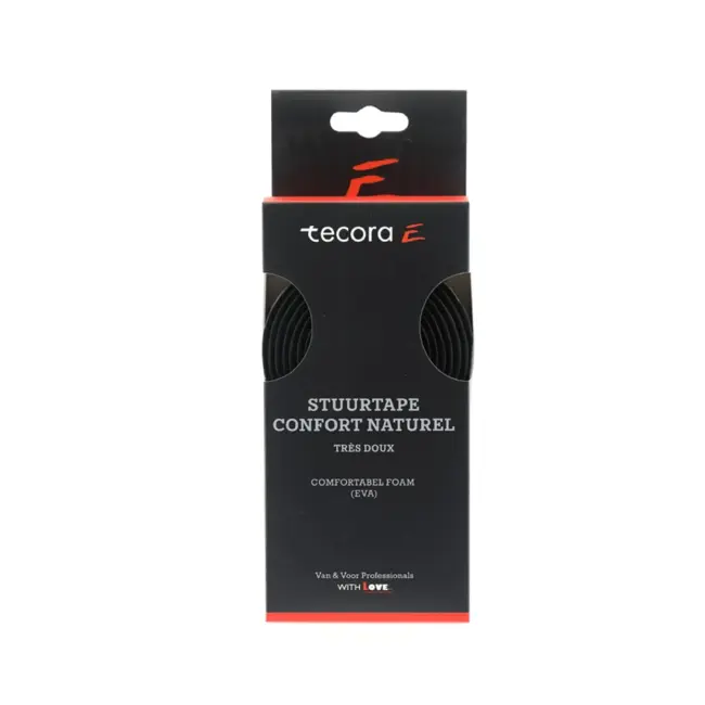 Velo Stuurlint kurk-look - Elastisch - Trillingsabsorberend - Zwart - 2 meter