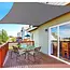 Gardlov Grijs Zonneschermzeil 3.6x3.6m - Uitstekende Schaduw en Bescherming