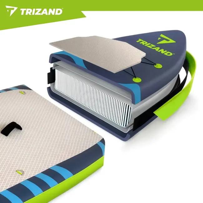Trizand SUP-board 350 cm met verstelbare peddel, pomp, leash, telefoonhoesje en transportrugzak