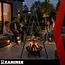 Kaminer Tuinbarbecue op drie poten met hangend rooster van 58 cm en vuurhaard