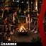 Kaminer Tuinbarbecue op drie poten met hangend rooster van 58 cm en vuurhaard