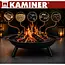 Kaminer Tuinbarbecue op drie poten met hangend rooster van 58 cm en vuurhaard