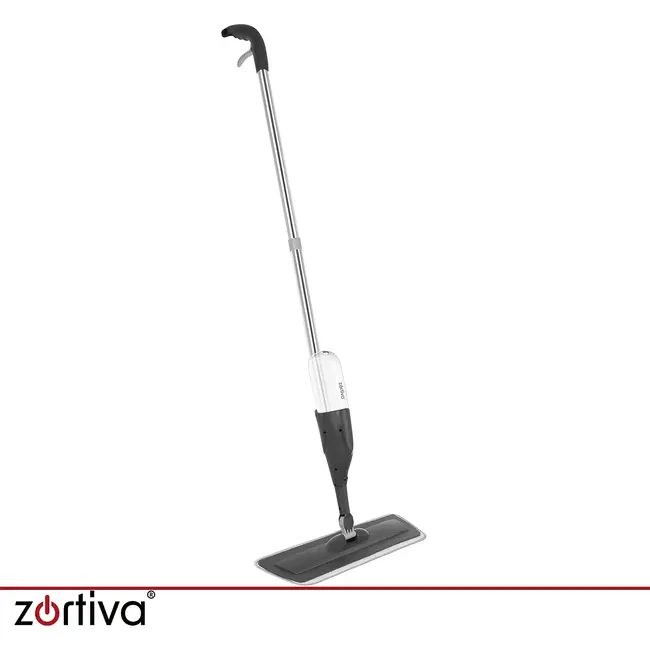 Zortiva Spraymop 300 ml met 3 wasbare microvezeldoeken en draaibare kop van 360° voor vloeren
