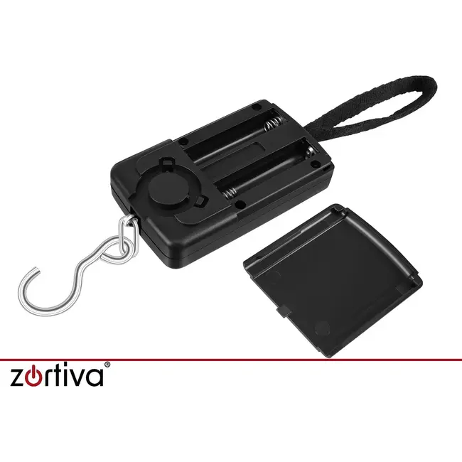 Zortiva Kofferweegschaal tot 40 kg met ledscherm, tarra en meetvergrendeling voor bagage op reis