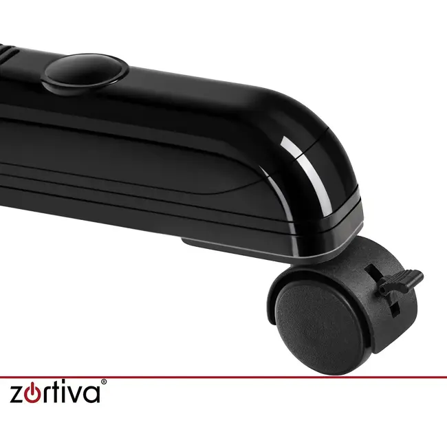 Zortiva Opvouwbaar verticaal droogrek 178 cm met 3 niveaus, 4 wielen en zijhaken voor kleding