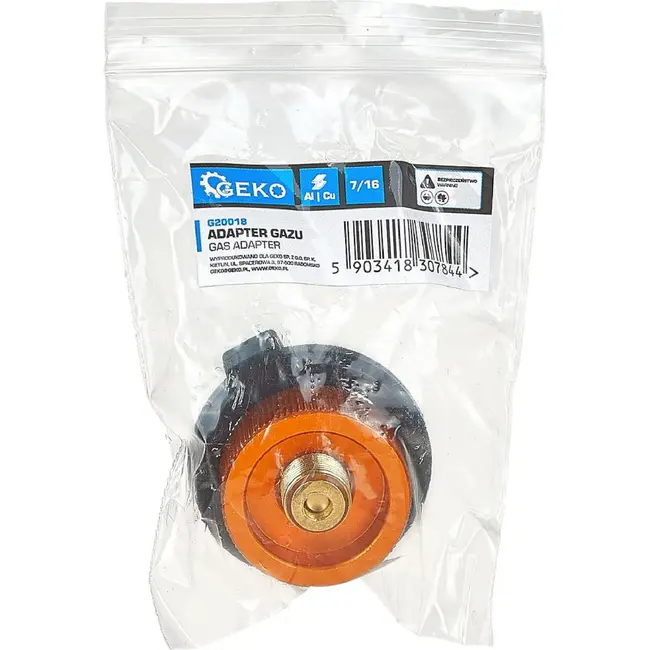 GEKO Adapter voor campinggaspatroon voor montage en reparatie