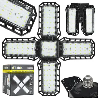 Keltin Opvouwbare E27 werkplaatslamp 60 W 3200 lm 6500 K praktisch