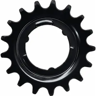 KMC Tandwiel 17T - Gehard Chromoly Staal - Zwart - Voor Shimano Versnellingsnaven