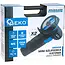 GEKO Accu mini haakse slijper 12 V 76 mm met twee accu's van 2,0 Ah