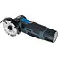 GEKO Accu mini haakse slijper 12 V 76 mm met twee accu's van 2,0 Ah