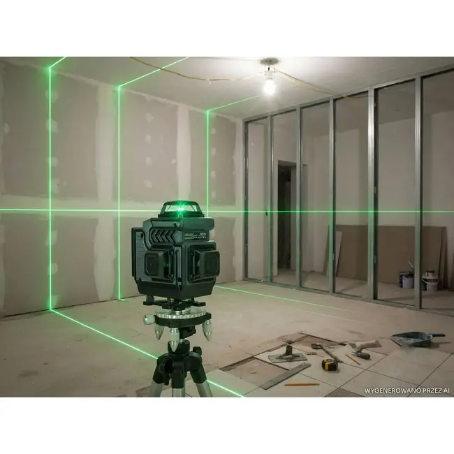 GEKO Groene 360 graden kruislijnlaser met statief doelgericht