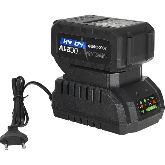 GEKO Accu slagmoersleutel 21 V 850 Nm met twee accu's van 4,0 Ah