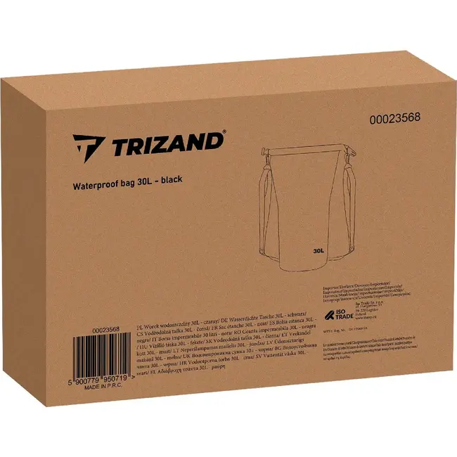 Trizand Waterdichte Tas 30L - Duurzaam en Betrouwbaar voor Buitenactiviteiten